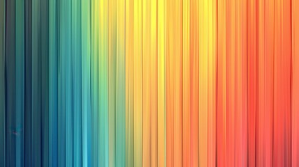 Obraz premium Vertical stripes of blue, green, yellow, and orange colors