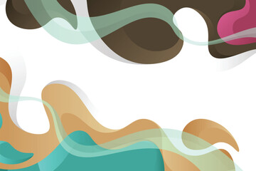 Gradient fluid banner background.