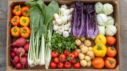 Community-supported agriculture program distributing fresh produce, sustainable crop management, local food systems