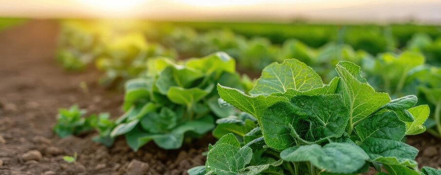 Field of cover crops enhancing soil health, sustainable crop management, regenerative agriculture practices