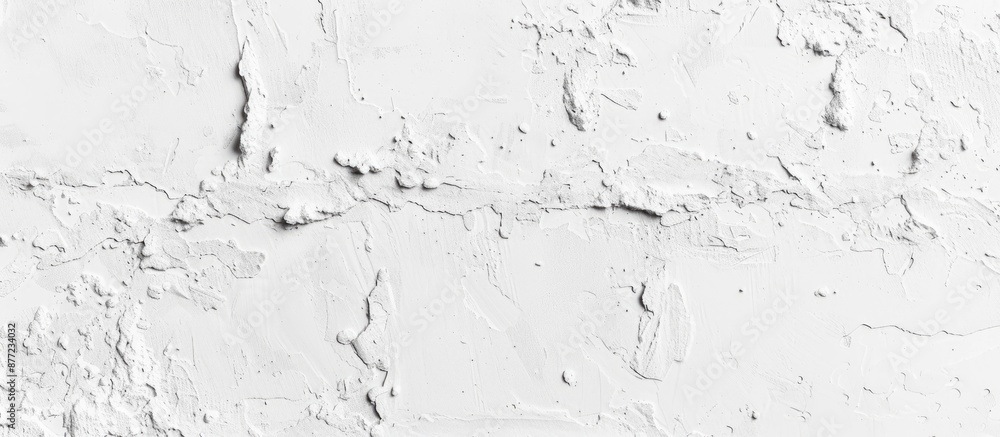 Poster white cement wall texture background for banner design in your work concept with a blank area for te