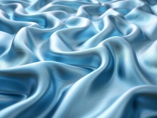 Obraz premium Exploring the Elegance and Fluidity of Silk Textures in Modern Design