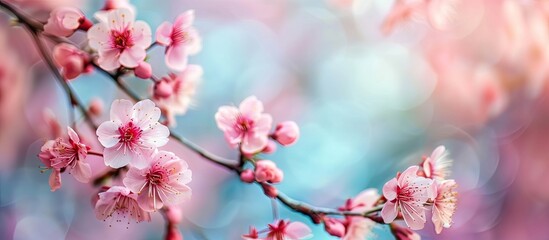Fototapeta premium Redirect here for information about Cherry Blossoms and Sakura with copy space image provided