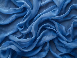 Obraz premium Exploring the Elegance and Fluidity of Silk Textures in Modern Design