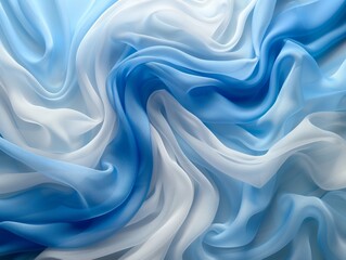 Obraz premium Exploring the Elegance and Fluidity of Silk Textures in Modern Design