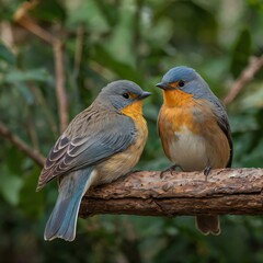 Fototapeta premium Beautiful bird created by ai image.