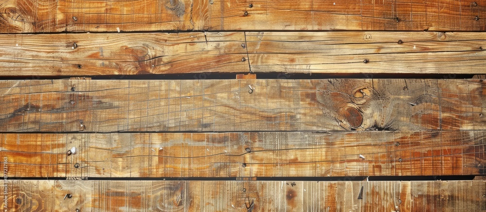 Poster wooden wall with scratched material for a background texture concept with copy space image