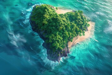 Serene Embrace of a Verdant Isle