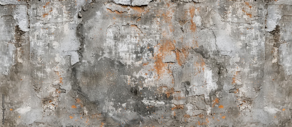 Poster A vintage rustic gray cement wall with a grungy plaster texture provides a textured background in a rustic style perfect for close up copy space images