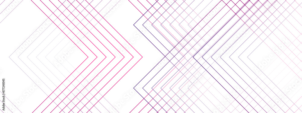 Poster modern abstract red glowing futuristic technology geometric lines concept. vector gradient gray line