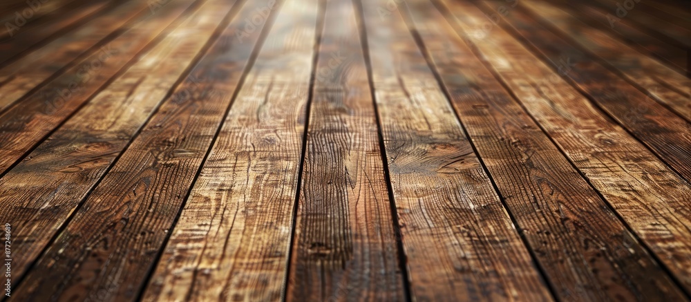 Poster stock photos of a wooden floor background with ample copy space image for text