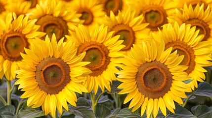 Fototapeta premium sunflowers background 