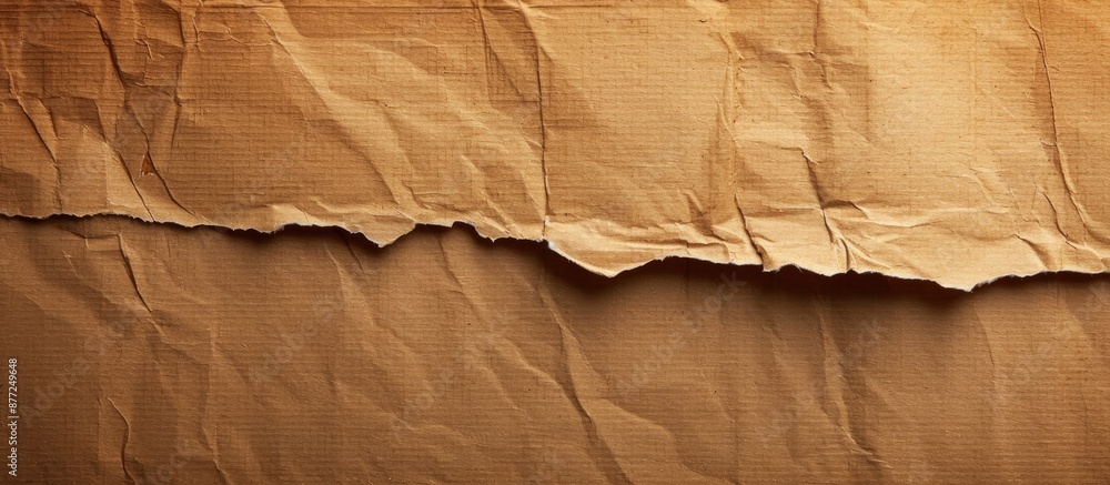 Aufkleber Textural cardboard paper background with ample copy space image for creative design