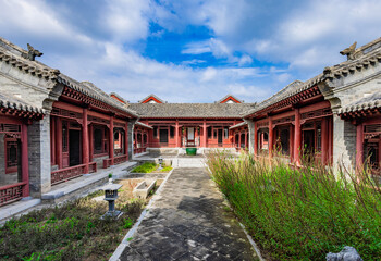 Fototapeta premium View of Rongzi winery, Xiangning County, Linfen City, Shanxi Province 