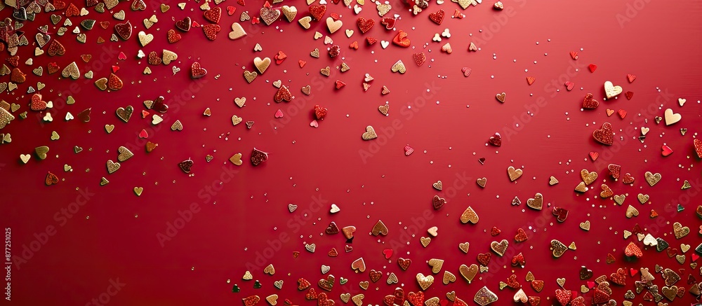 Poster a festive backdrop filled with numerous hearts suitable for valentine s day or other love occasions 
