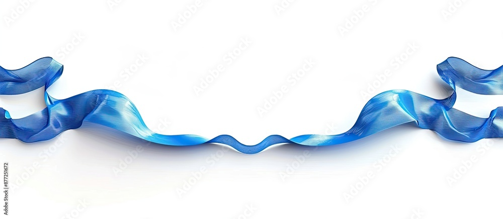 Aufkleber Blue frame with ample space for text image or picture isolated on white background with copy space image