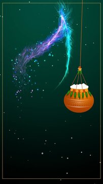 Animated wish for Krishna Janmashtmi 