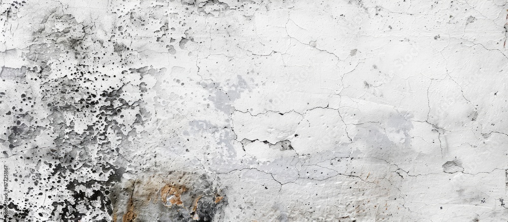 Fototapete old gray concrete texture on a beautiful white abstract background adding copy space image