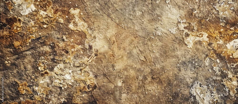 Aufkleber Brown weathered granite background with a textured stone surface ideal for a copy space image