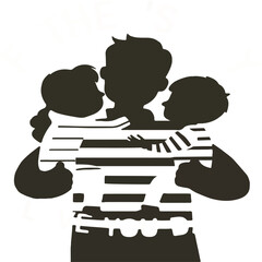 happy fathers day vector eps