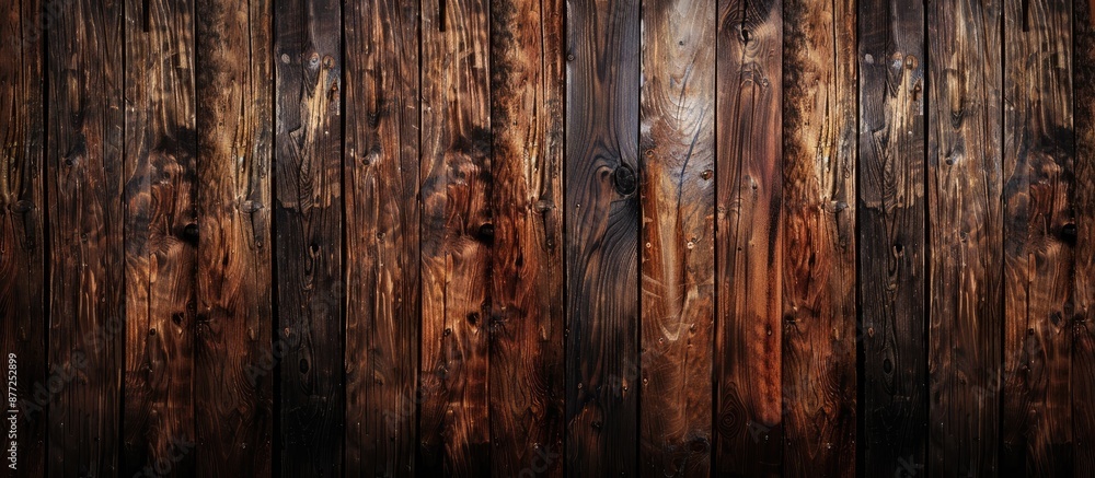 Poster use an aged vertical wooden plank background for photo with copy space image