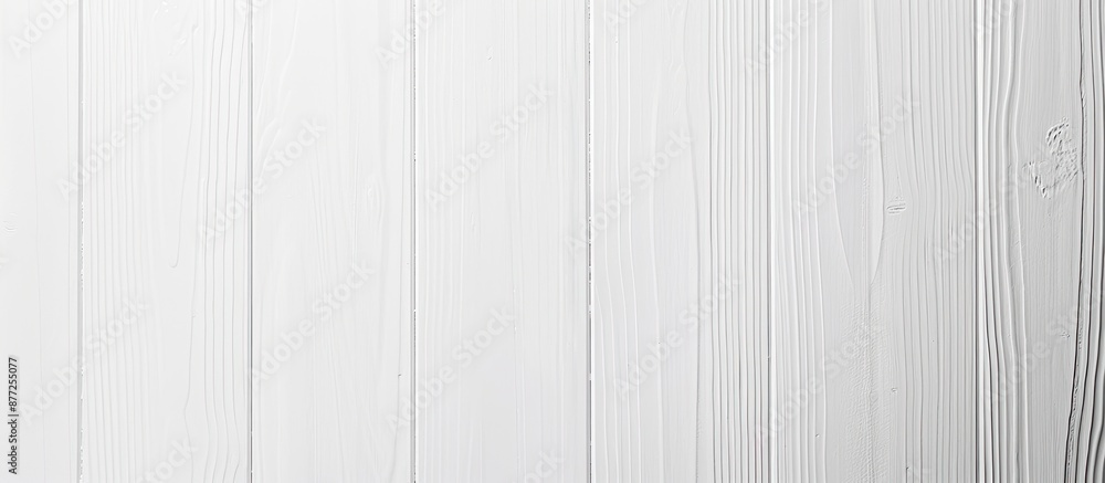 Fototapete White lacquered boards with visible grain serve as a textured whiteboard background with copy space image from a bird s eye view