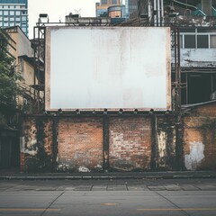 Obraz premium Large digital billboards in an urban environment