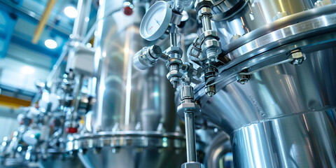 "Industrial Machinery in Modern Factory - Advanced Manufacturing | High-Tech Production Line - Precision Industrial Equipment"

