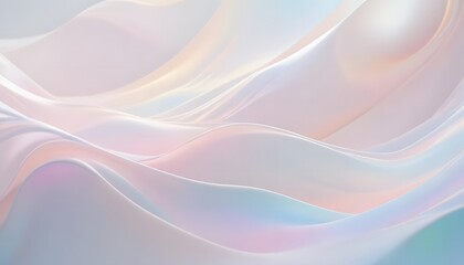 3D white geometric abstract background overlaps layer on bright space with wave decoration. Minimalist modern graphic design element cutout style concept for banner, flyer, card