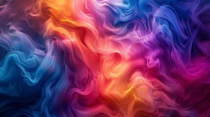 Close-up of swirling, colorful fabric