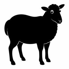 silhouette of a sheep,Sheep vector