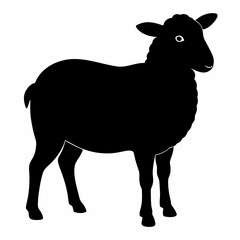 silhouette of a sheep,Sheep vector