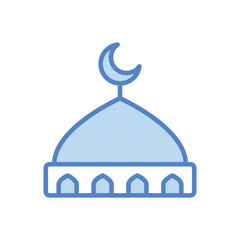 Mosque Dome vector icon