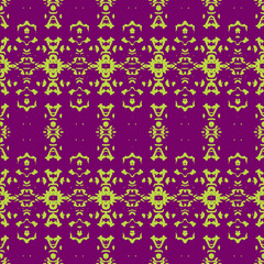 Old wallpaper on the wall.