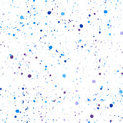 Bubbly colorful hand drawn seamless pattern.