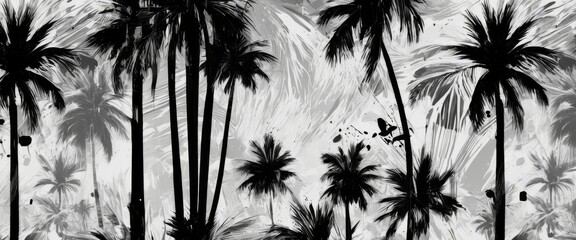 Abstract background and wallpaper Pattern four quadrants palm