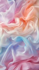 Obraz premium Draped fabric with a soft color gradient