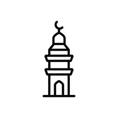 Minaret vector icon