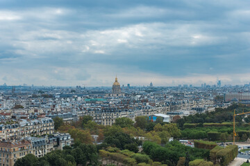 Naklejka premium Paris, France - Aerial photography of the city scenery of Paris