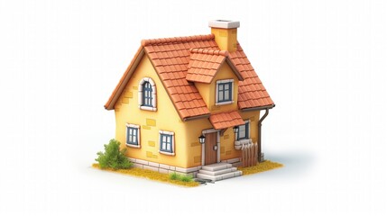 3d render of house