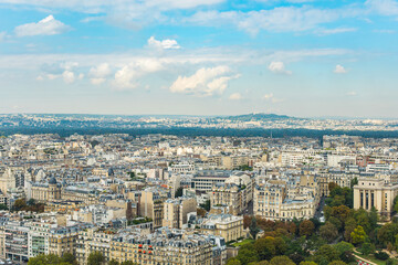 Fototapeta premium Paris, France - Aerial photography of the city scenery of Paris