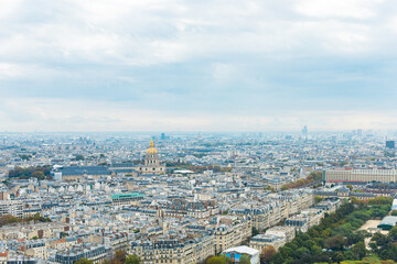Paris, France - Aerial photography of the city scenery of Paris