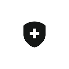 Health insurance icon vector. EPS 10 editable vector