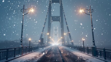 
bridge, snow, winter, white, cold, frozen, ice, serene, peaceful, covered, flakes, frost, chilly, scenic, tranquil, snowflakes, blanket, crisp, glistening, icy, powder, snowy, frosty, wonderland