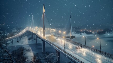 
bridge, snow, winter, white, cold, frozen, ice, serene, peaceful, covered, flakes, frost, chilly, scenic, tranquil, snowflakes, blanket, crisp, glistening, icy, powder, snowy, frosty, wonderland