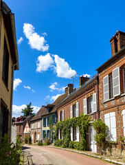 Fototapeta premium Street view of Gerberoy, France.