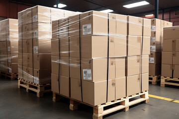 box stacked pallet