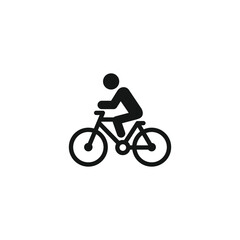 Bicycle icon vector. EPS 10 editable vector