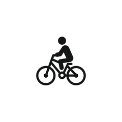 Bicycle icon vector. EPS 10 editable vector