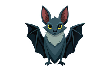 halloween bat with a bat , bat vector,  icon vector illustration,  bat silhouette of a  bat  isolated on a white background,  eps,  png,  svg,  vector 